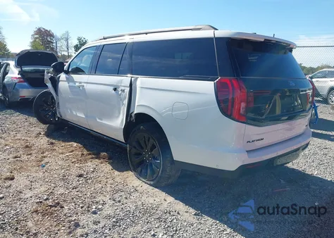 2025 Ford Expedition Platinum Max из США, поврежденный, VIN 1FMJK1M82SEA54597